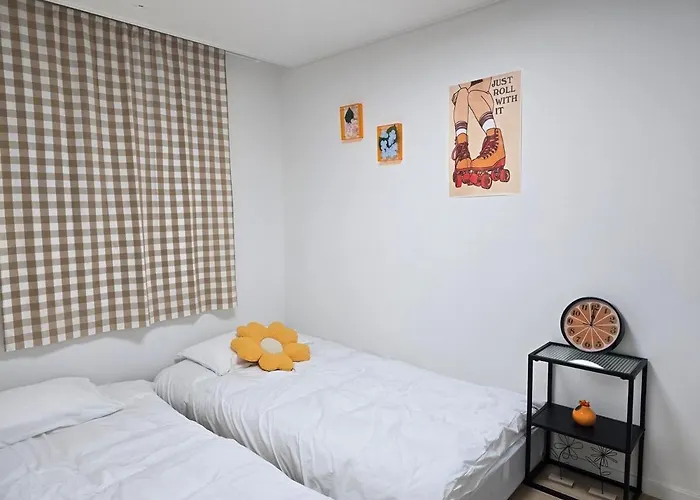 Appartement The Sheem Suyu, Exclusive Barbecue Available On A Great Rooftop, New Apt, 3rooms 2bathrooms, Max 8 People Séoul